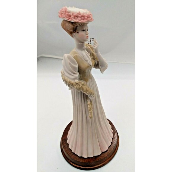 Vintage Arnart Pucci Porcelain Victorian Fashion Lady Figurine 9 3/4" - Picture 4 of 12